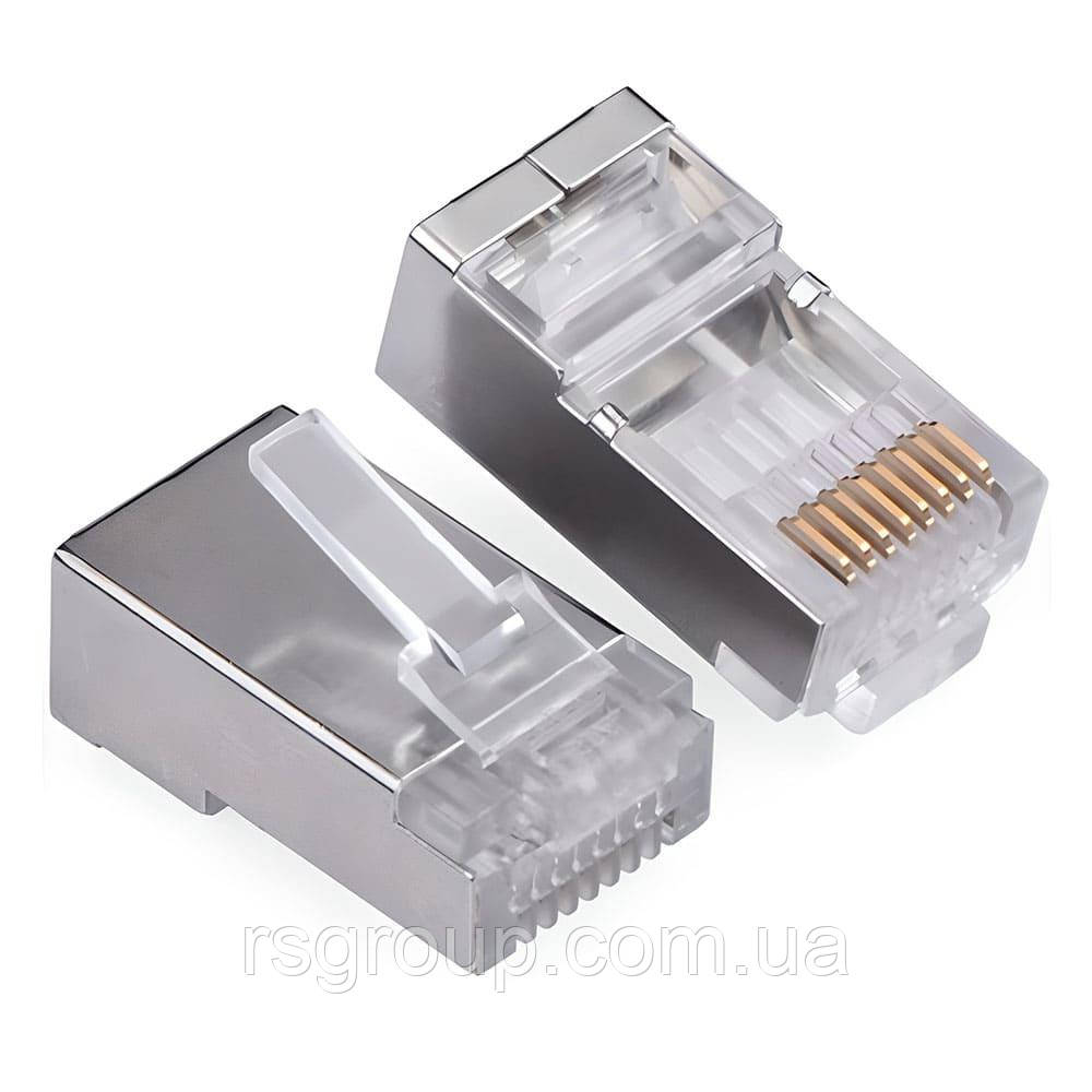 Конектор RJ45 8P8C FTP (1пач -100шт).