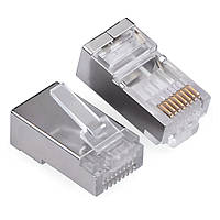 Коннектор RJ45 8P8C FTP (100шт).