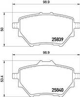 Тормозные колодки дисковые OPEL MOKKA / PEUGEOT RIFTER 2013-2021 г.