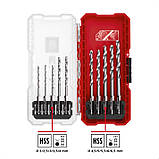 Набір свердел по металу Einhell HSS, 10 шт, S-Case (108723), фото 6