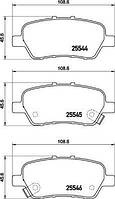 Тормозные колодки дисковые HONDA STREAM (RN) / HONDA ELYSION (RR) 2001- г.