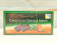 Черный шоколад Chocolade Orange Mints Maitre Truffout , 200 гр