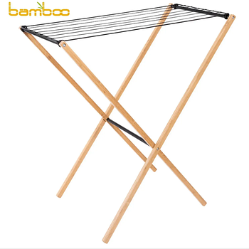 Розкладна Сушарка для білизни підлогова домашня Casa Si Bamboo Dryer S Braun (CS92303W06) Австрія