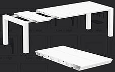 Стіл 774 Vegas Table Medium White 100*180/220, фото 3