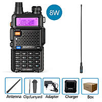 Рація дводіапазонна VHF & UHF Baofeng UV-5R 8W-771 Чорний