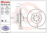 Тормозной диск MERCEDES-BENZ VARIO / MERCEDES-BENZ SPRINTER 5-t (B905) 1996-2013 г.