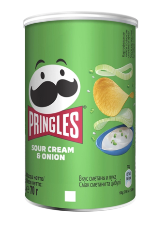 Pringles Sour Cream & Onion 70g 1/12