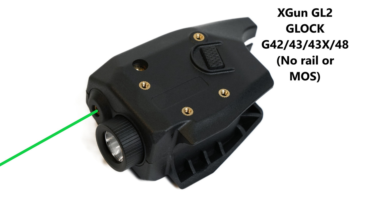 Підствольний ліхтарик з ЛЦВ XGun GL2 (зелений промінь), фото 1