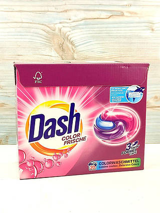 Капсули для прання кольорової білизни Dash Color Frische 20 шт. (Німеччина)