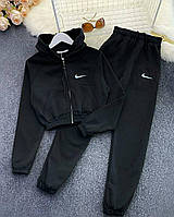 Спортивный женский прогулочный костюм двойка (худи с логотипом Nike + штаны); в расцветках и размерах