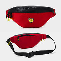 Nike air jordan moto waist pack 9a0619-u10 поясна сумка на пояс плече бананка оригінал червона