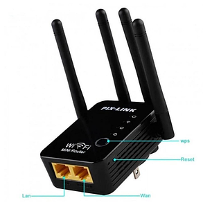 Бездротовий Wi-Fi ретранслятор PIX-LINK WR16/WR16Q ABC, фото 3