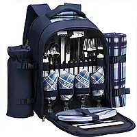 Рюкзак для пикника с одеялом Eono Cool Bag Рюкзак для пикника с термоотделением (Рюкзак для путешествий) Синий