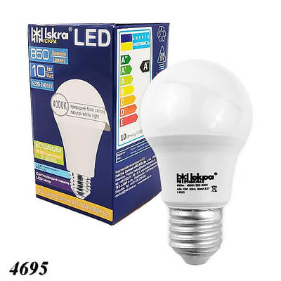 Лампочка LED 10 Вт Іскра E27 (10шт)
