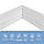 Самоклеючий стельовий плінтус Білий 2300*140*4мм гнучкий багет ПП настінний широкі плінтуси, фото 5