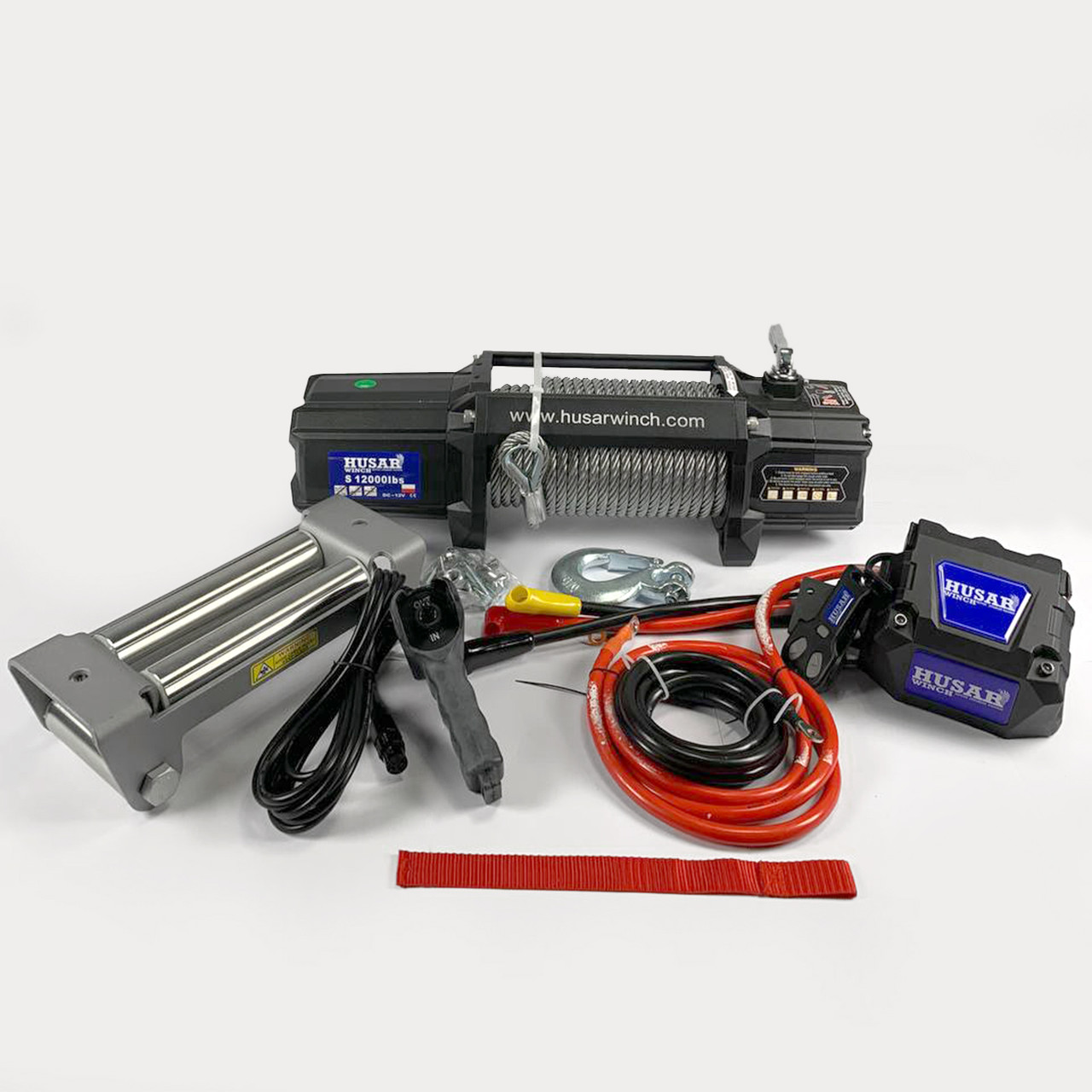 Лебідка електрична 5,5т 12v BST S 12000 LBS Husar Winch, фото 1
