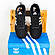SALE Кросівки Adidas Marathon чорні з білими смугами, фото 7