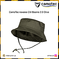 CamoTec панама CM Boonie 2.0 Olive, тактическая панама, полевая панама, мужская летняя панама олива, военная