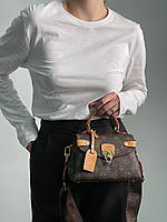 Стильна жіноча сумочка Louis Vuitton Madeleine BB Brown Caramel 22 x 14 x 8 см