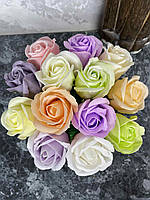 Шикарный подарок! 13 роз! Букет из мыльных роз, мыльные розы, роза в шляпной коробке
