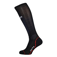 X Tech носки Carbon 2.0 черные, тактические носки, трекинговые носки черные, мужские военные носки длинные