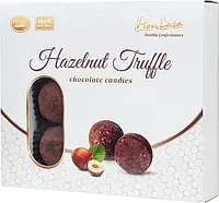 Конфеты ручной работы шоколадные Трюфель с фундуком в коробке 140 г Monlasa