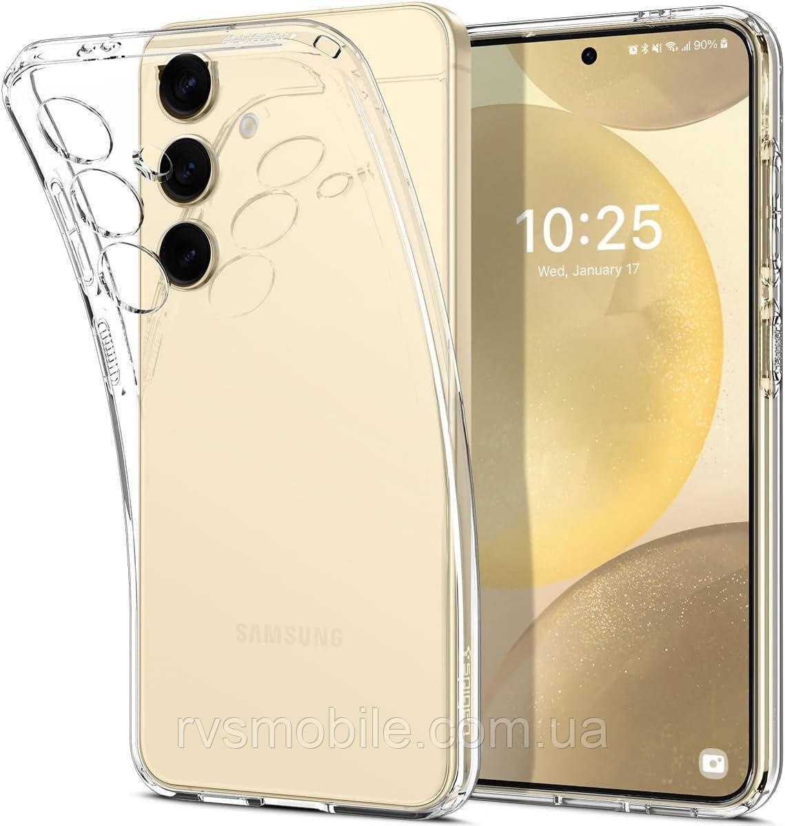 Чохол Spigen для Samsung Galaxy S24 Plus - Liquid Crystal, Crystal Clear (ACS07323)
