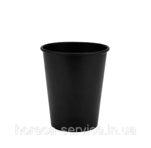 Стакан паперова одношарова BLack Edition 250 мл. 50 шт.