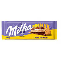 Молочный шоколад Milka MAX Choco&Biscuit, 300 г