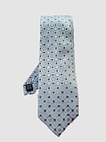 Класична шовкова чоловіча краватка Voronin 8 см сіра 28164