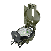 M-Tac компас армейский Ranger олива, туристический компас, складной компас олива, военный компас с крышкой
