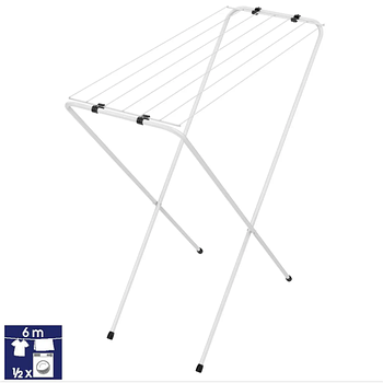 Розкладна Сушарка для білизни підлогова домашня Casa Si Eco 6 White (CS96014X16) Австрія