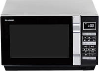 Микроволновая печь Sharp R-860S 3-в-1, духовка с грилем и вентилятором, 25 литров, 900 Вт, 49 см/б/у