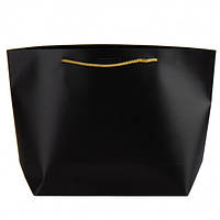 Подарунковий пакет "Елегантний пакунок", чорний, 42*27 см (9069-020)