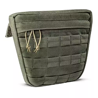 СУМКА-НАПАШНИК "LARGE LOWER ACCESSORY POUCH", военный напашник олива, сумка напашник, подсумок на бронежилет