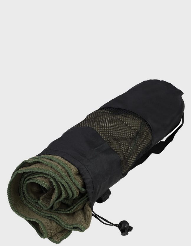 Швидковисихний рушник Dominator з мікрофібри, великий, 140x70 см, оливковий 5905101225176, фото 1