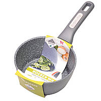 Ківш без кришки для індукції/газу (KM4282GR), 1.2л, 16см, Алюміній, граніт, Kamille, Арт.50084