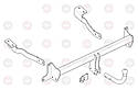 Фаркоп Peugeot Rifter (База L1 4403 mm)(2018-)(фаркоп Пежо Рифтер) VasTol, фото 4