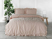 Комплект постельного белья из вареного хлопка евро размер Limasso Еxclusive Camello Roses