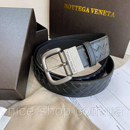 Ремінь bottega veneta шкіряний преміум класу в коробці, фото 3
