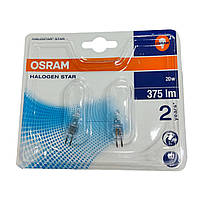 Лампа OSRAM 20W 12V G4 HALOGEN STAR галогенная 2шт.