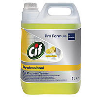Моющее средство для водостойких поверхностей Diversey Cif Professional All Purpose Cleaner Lemon Fresh, 5 л