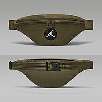Nike air jordan jacquard crossbody bag olive 9a0639-e6f поясная сумка на пояс плечо бананка оригинал