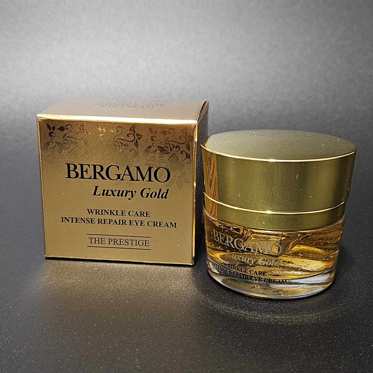 Bergamo Luxury Gold Wrinkle Care Intense Repair Eye Cream Крем для контуру очей, що інтенсивно відновлює, 50г