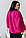 Стильна жіноча полотняна блуза з гаптованою вишивкою марсалового кольору №0324, фото 3