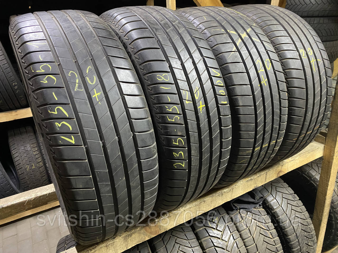 Літні шини 235/55R18 Bridgestone Turanza T005 2020рік 6,5-7мм, фото 1