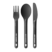 Набор столовых приборов Alpha Light Cutlery Set Grey от Sea to Summit, туристический столовый набор 3 элемента