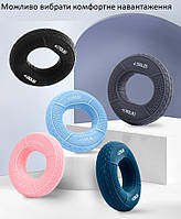 Еспандер для пальців та передпліччя гумовий зі зміною навантаженням на 14 кг та 18 кг 29130 рожевий, фото 5