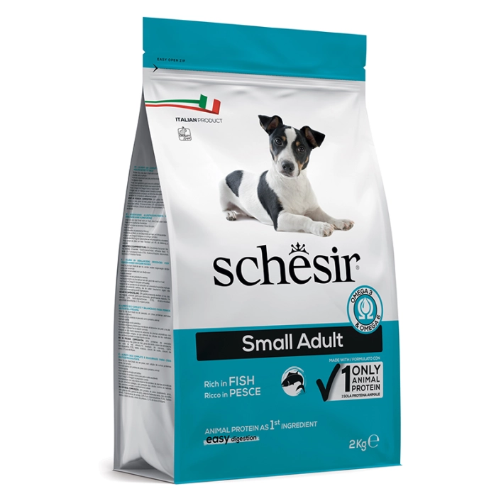 Сухий корм для собак малих порід Schesir (Шезір) Dog Small Adult Fish з рибою 2 кг