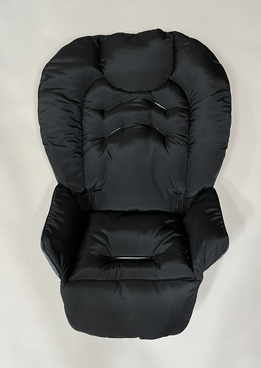 Чохол DavLu до стільчика для годування Chicco Polly 2 в 1 Чорний (Ch-n-3-19)
